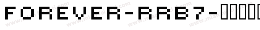 Forever-rRB7字体转换