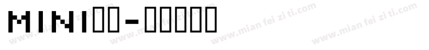 mini小字字体转换