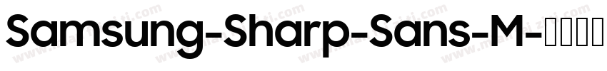 Samsung-Sharp-Sans-M字体转换