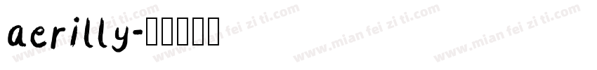 aerilly字体转换