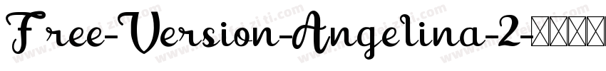 Free-Version-Angelina-2字体转换