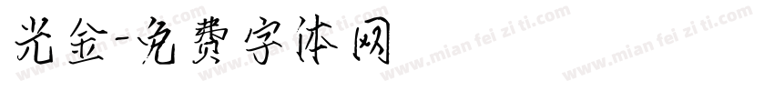 光金字体转换