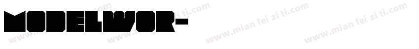 MODELWOR字体转换