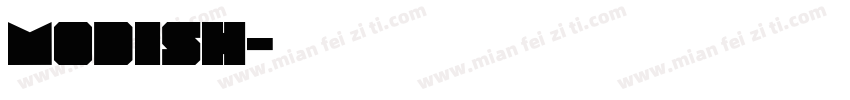 Modish字体转换