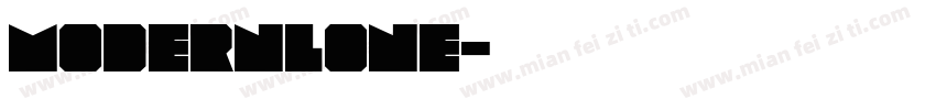 modernlone字体转换