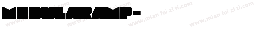 modularamp字体转换