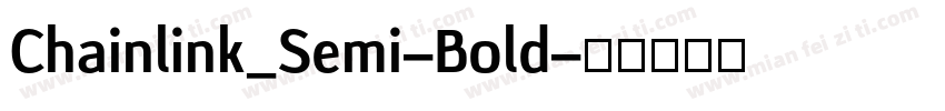 Chainlink_Semi-Bold字体转换