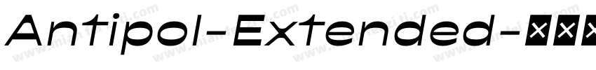 Antipol-Extended字体转换