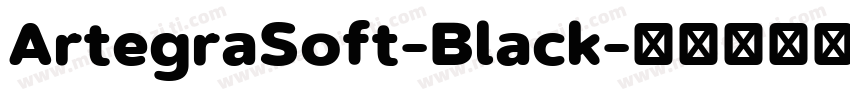 ArtegraSoft-Black字体转换