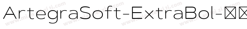 ArtegraSoft-ExtraBol字体转换