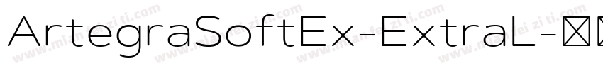 ArtegraSoftEx-ExtraL字体转换