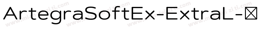 ArtegraSoftEx-ExtraL字体转换