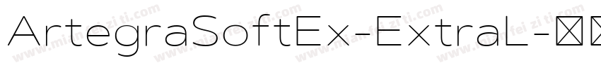 ArtegraSoftEx-ExtraL字体转换