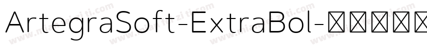 ArtegraSoft-ExtraBol字体转换