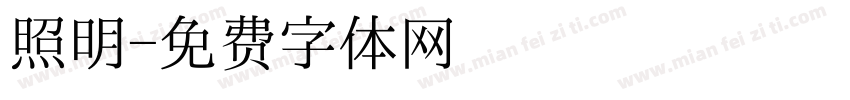 照明字体转换