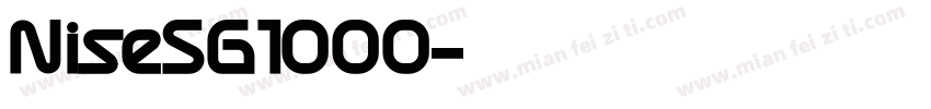 NiseSG1000字体转换