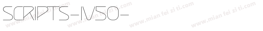 SCRIPTS-IV50字体转换