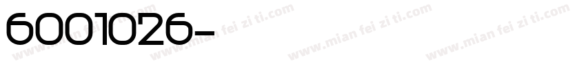 6001026字体转换