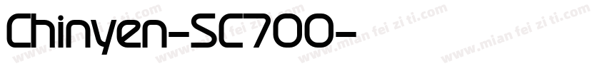 Chinyen-SC700字体转换