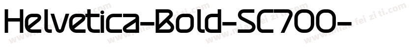 Helvetica-Bold-SC700字体转换