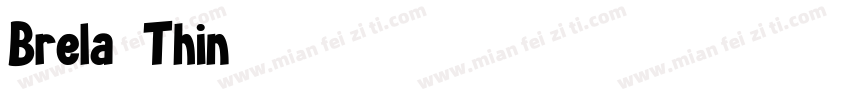 Brela-Thin字体转换
