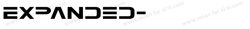 Expanded字体转换