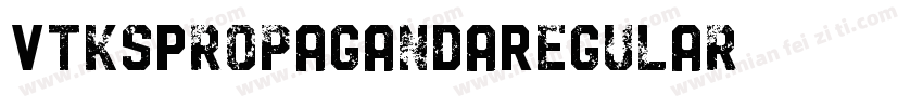 VtksPropagandaRegular字体转换