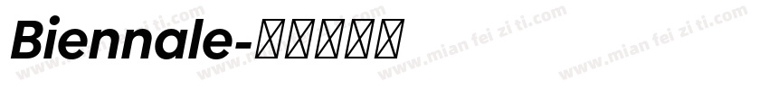 Biennale字体转换