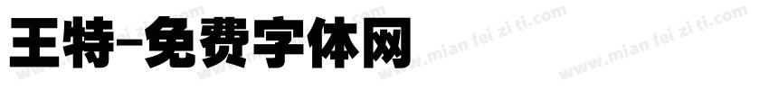 王特字体转换