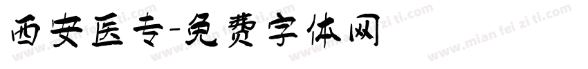 西安医专字体转换