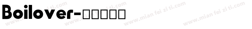 Boilover字体转换