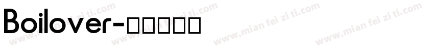 Boilover字体转换