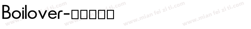 Boilover字体转换