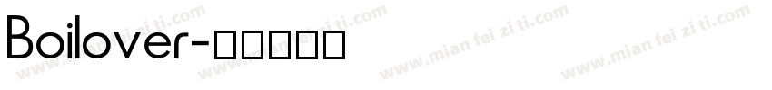 Boilover字体转换