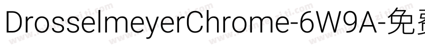 DrosselmeyerChrome-6W9A字体转换
