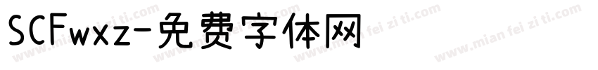 SCFwxz字体转换