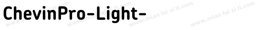 ChevinPro-Light字体转换