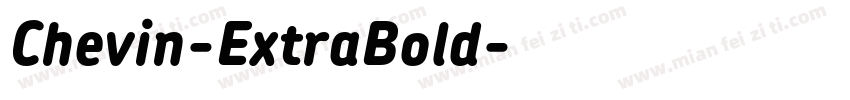Chevin-ExtraBold字体转换