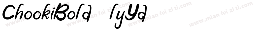 ChookiBold-lyYd字体转换