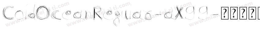 ColdOceanRegular-aX99字体转换