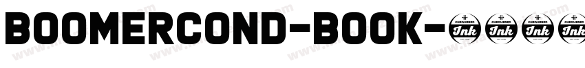 BoomerCond-Book字体转换