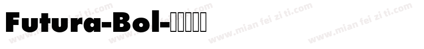 Futura-Bol字体转换