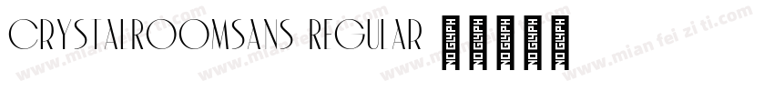 CrystalRoomsans-Regular字体转换