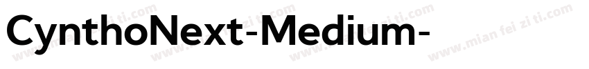 CynthoNext-Medium字体转换