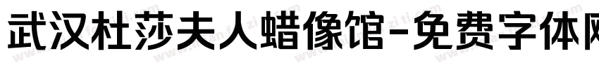 武汉杜莎夫人蜡像馆字体转换
