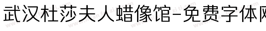 武汉杜莎夫人蜡像馆字体转换