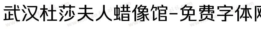 武汉杜莎夫人蜡像馆字体转换