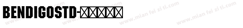 BendigoStd字体转换