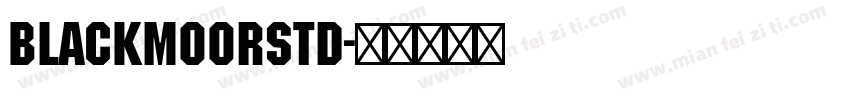 BlackmoorStd字体转换