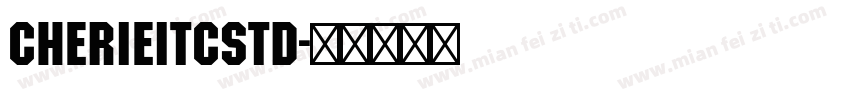 CherieITCStd字体转换